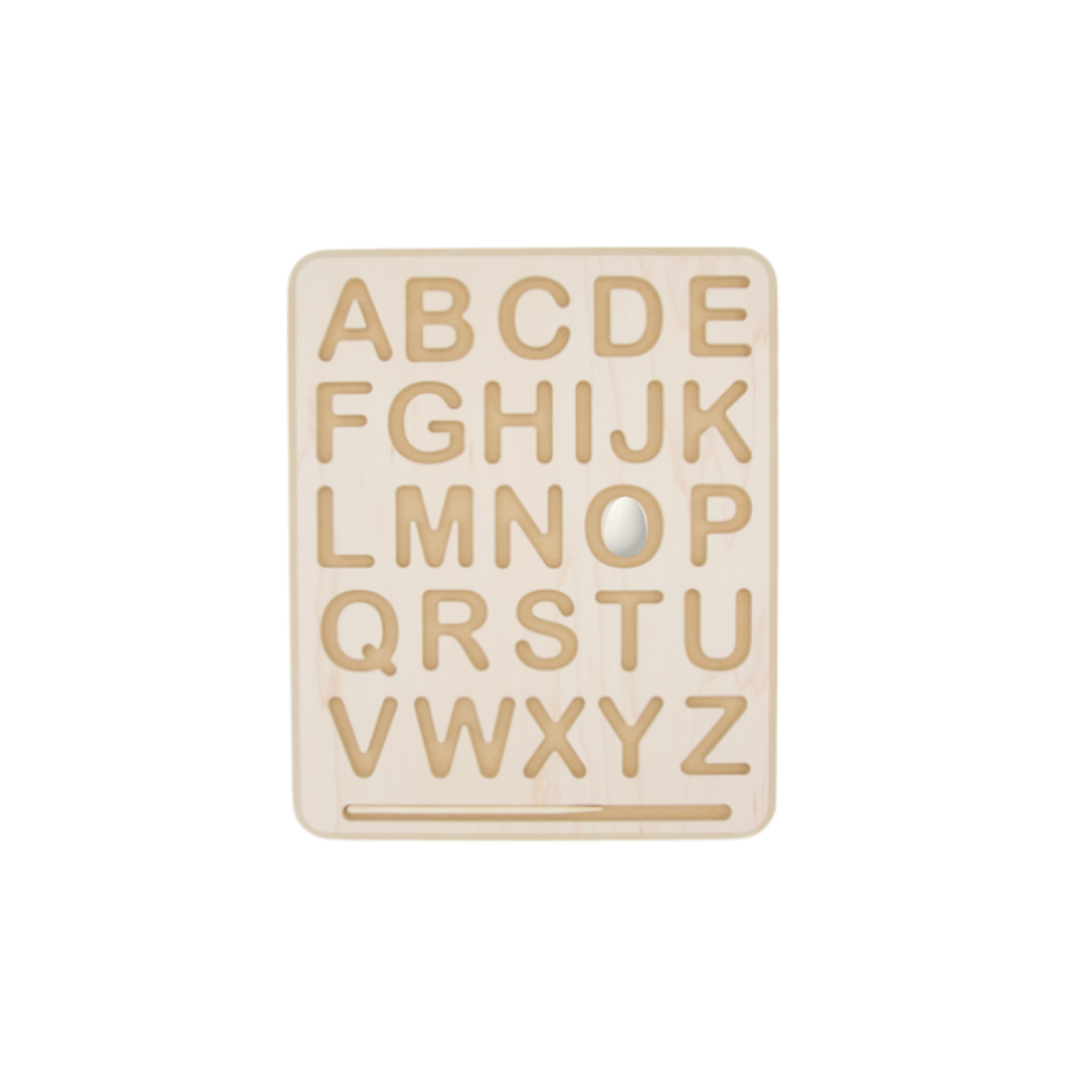 begin again wooden tracing board ABC