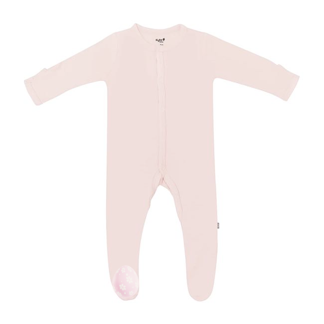 Kyte Baby Zippered Footie in Blush