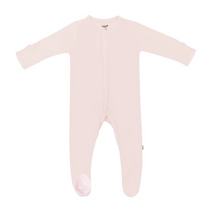 Kyte Baby Zippered Footie in Blush