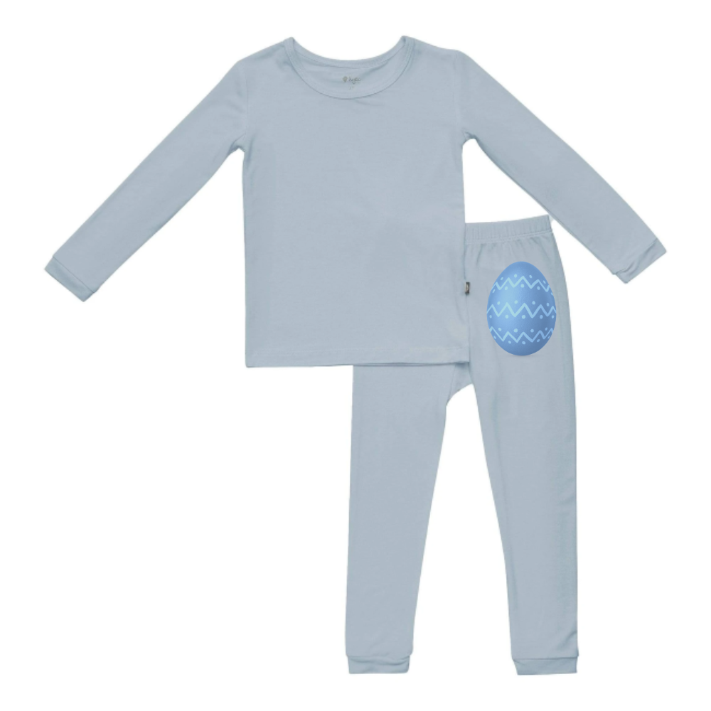 Kyte Baby Long Sleeve Toddler Pajama Set in Fog