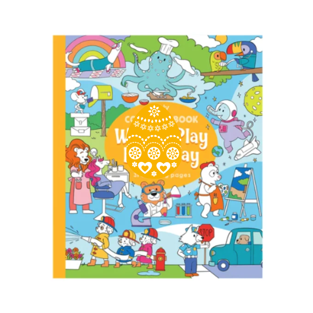ooly color-in' book - work & play every day