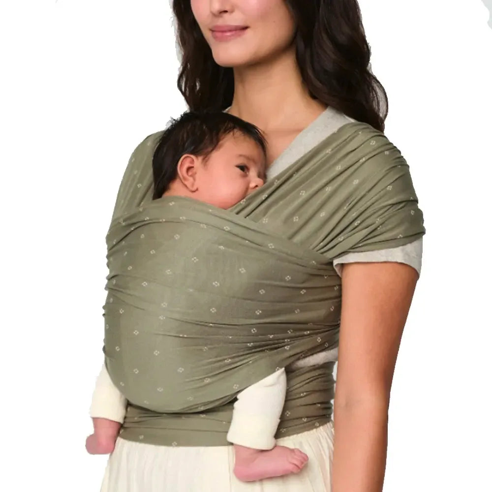 Ergo Baby Aura Baby Wrap Sustainable Wrap Olive Diamonds Baby