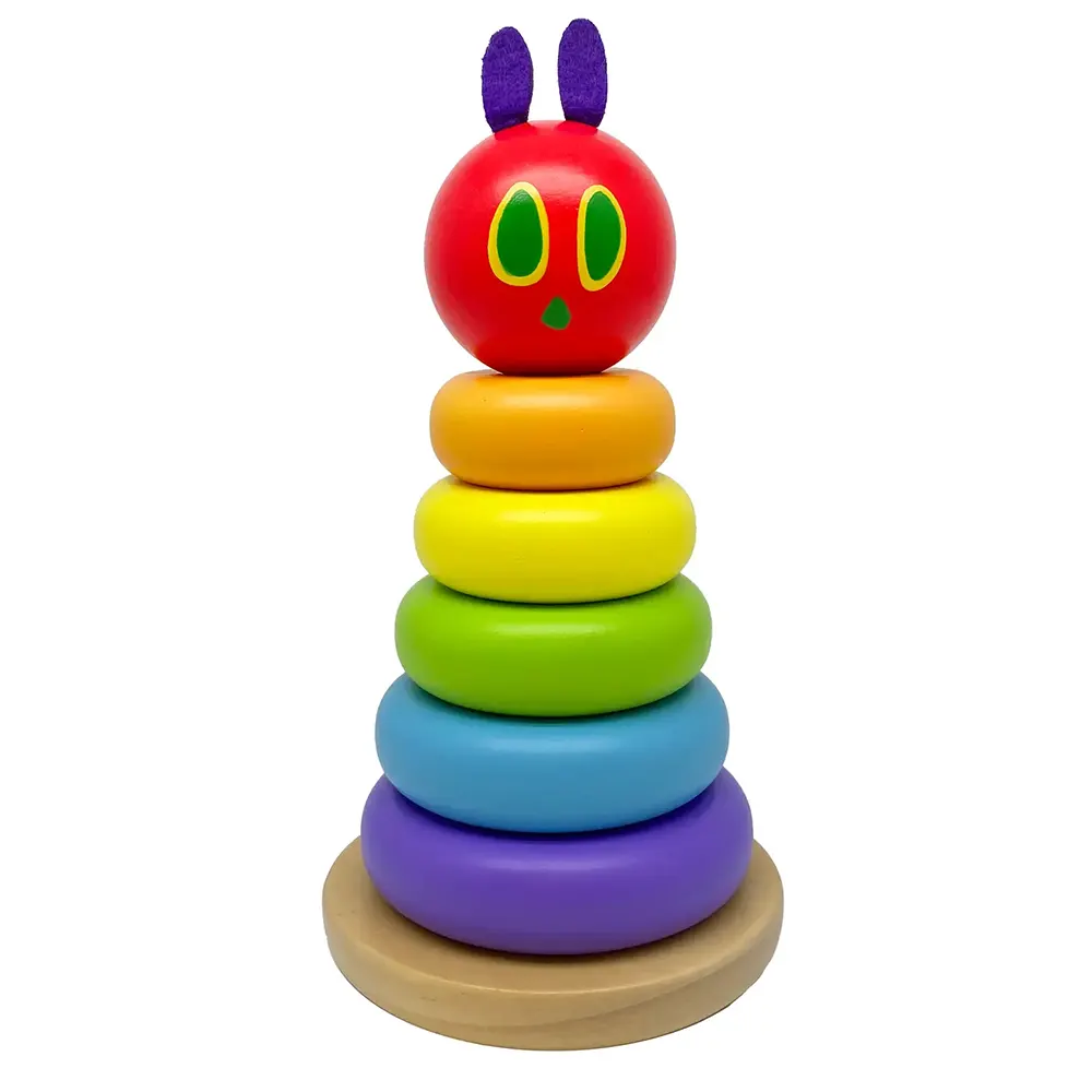 Eric Carle The Very Hungry Caterpillar Wooden Rainbow Stacker