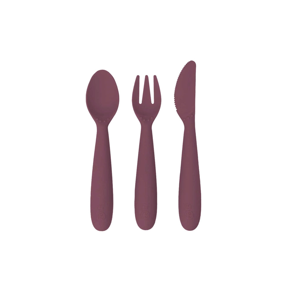 EzPz Happy Utensils in Mauve