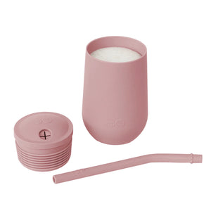 ezpz happy cup + straw training system - blush