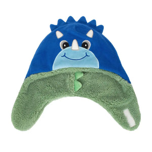 Flapjacks Reversible Sherpa Hat Dino Green
