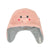 Flapjacks Reversible Sherpa Hat Dino Pink