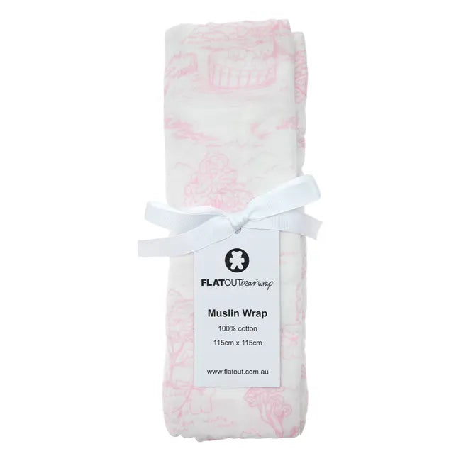 Flatout Bear Wrap - Muslin Rose