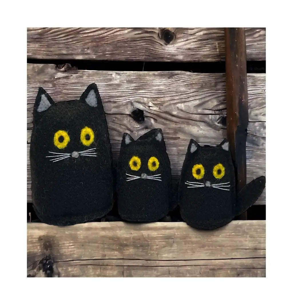 Genius Premium Craft Three Black Cats Inspired Maud Lewis Kit