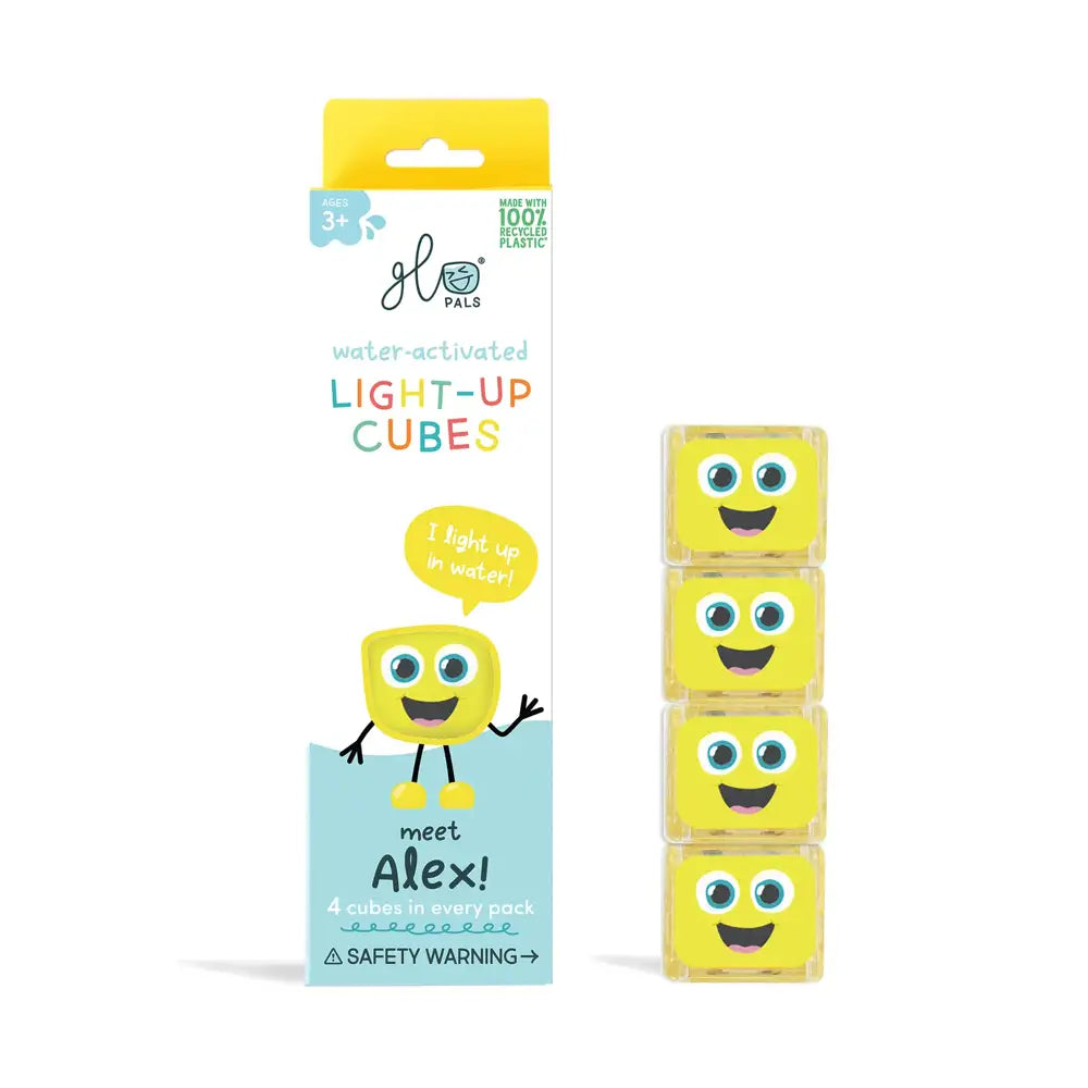 Glo Pals Light Up Cubes 4pk - Alex