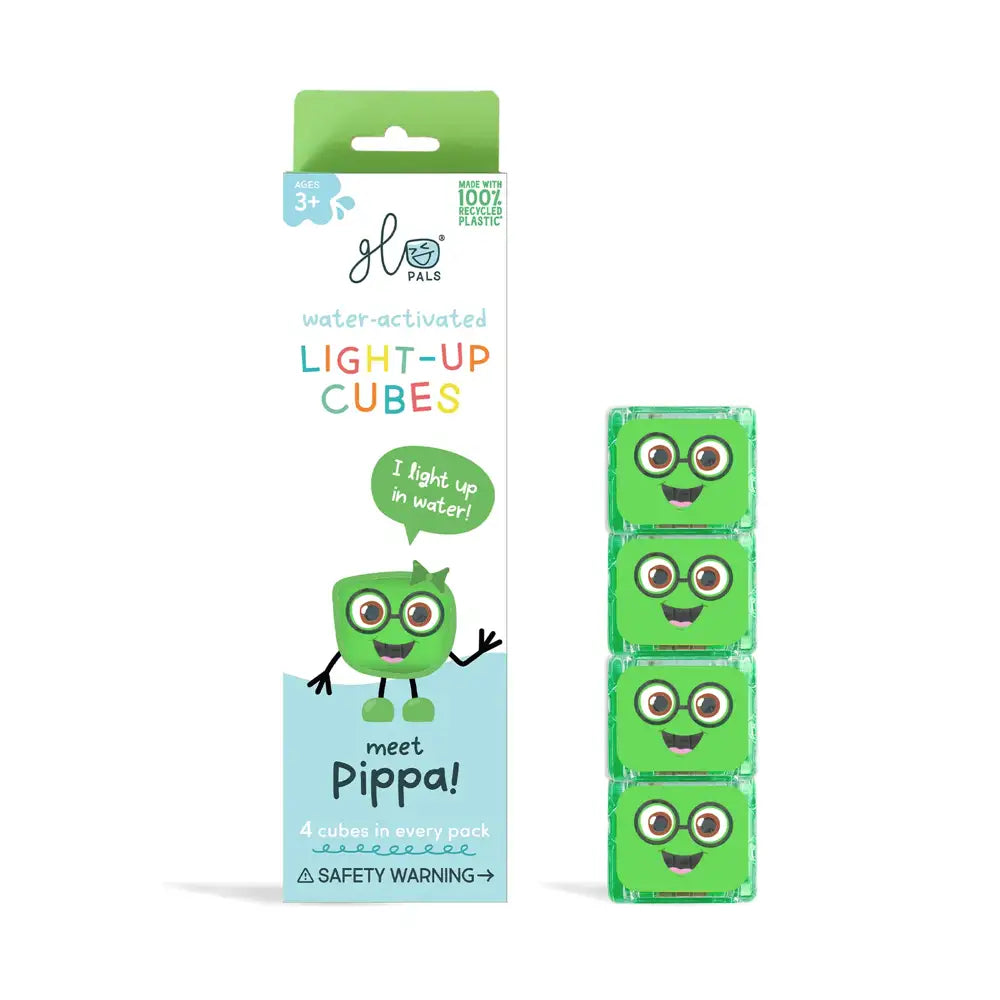 Glo Pals Light Up Cubes 4pk - Pippa