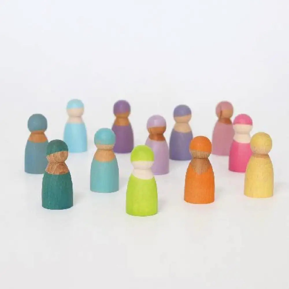 Grimm's 12 Rainbow Pastel Friends