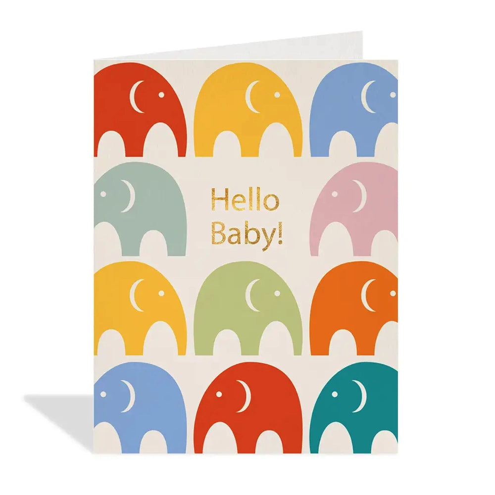 Halfpenny Hello Baby Card