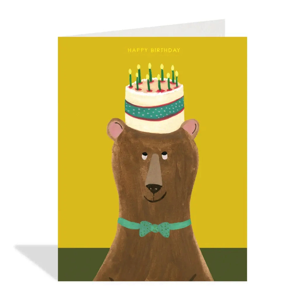 Halfpenny Cake Bear Card