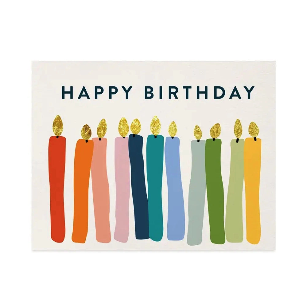 Halfpenny Birthday Candles Card
