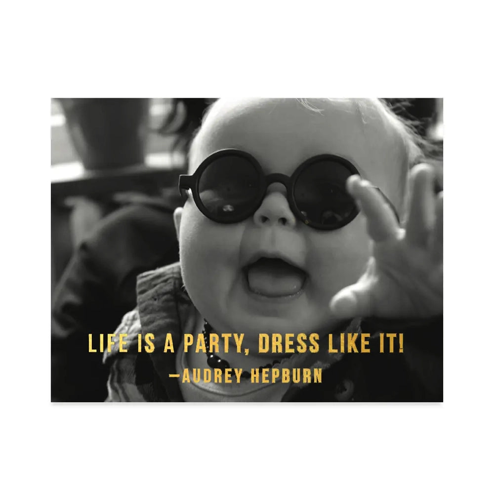 Halfpenny Life is a Party Card