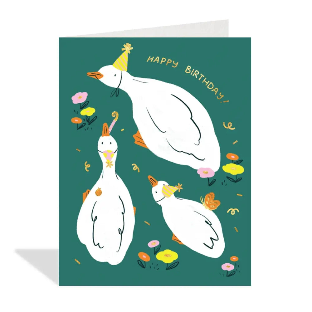 Halfpenny Birthday Goose Card
