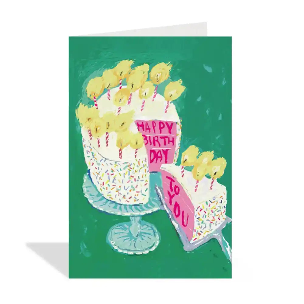 Halfpenny Cake Slice Mini Card