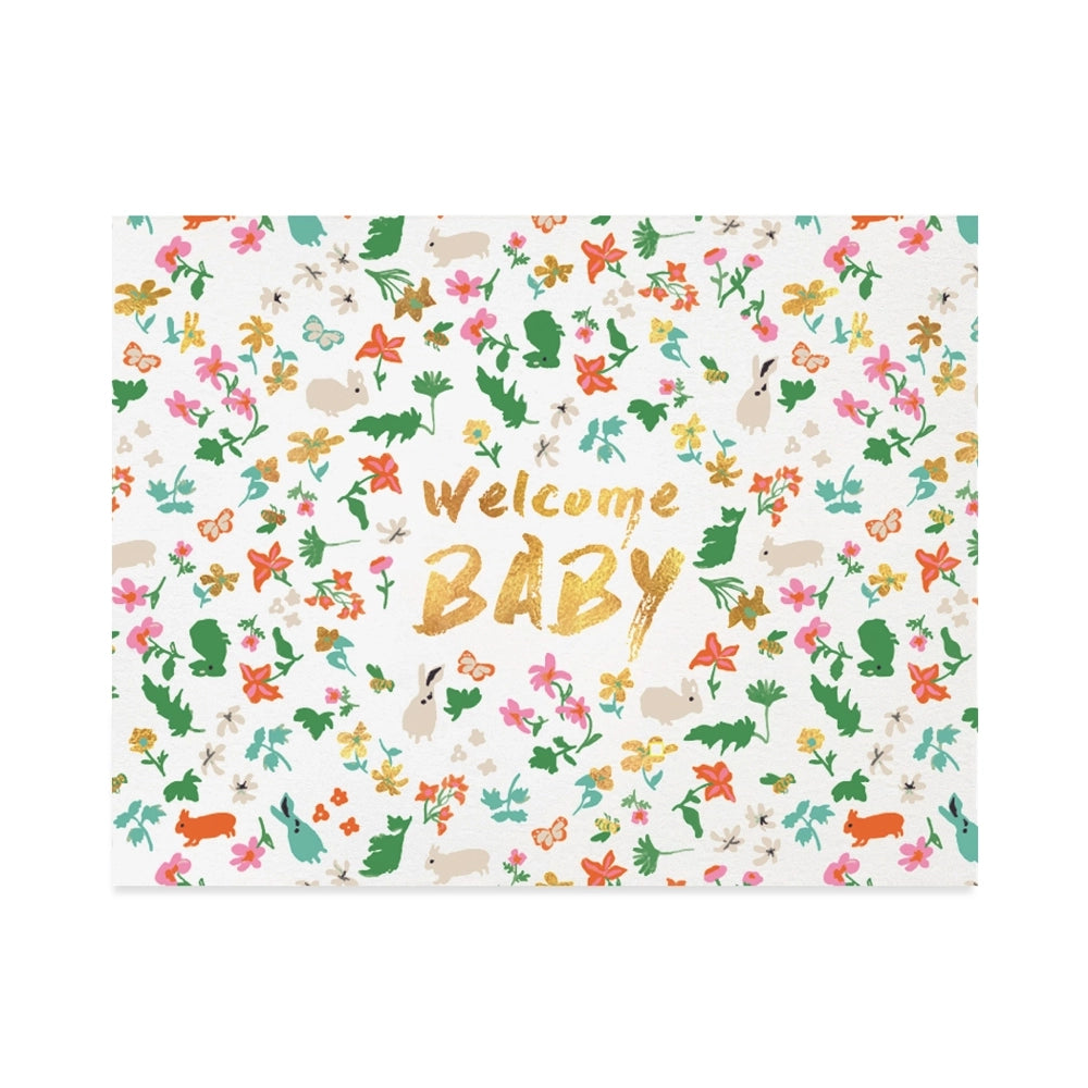 Halfpenny Postage Welcome Baby Card
