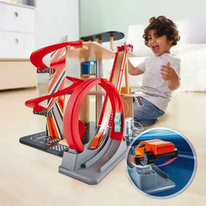 Hape Toys Gearhead Stunt Garage