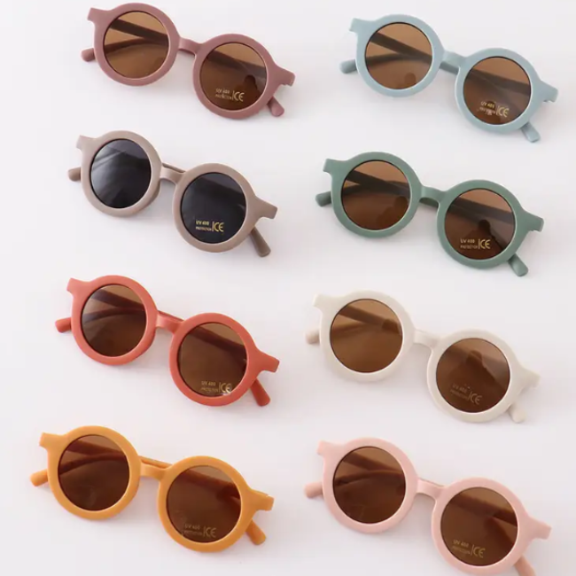 honeydew retro round sustainable kids sunglasses UV 400 toddler kids