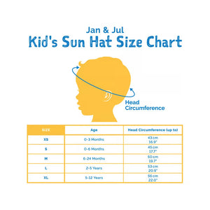 Jan + Jul Sun Soft UV Baby Cap - White