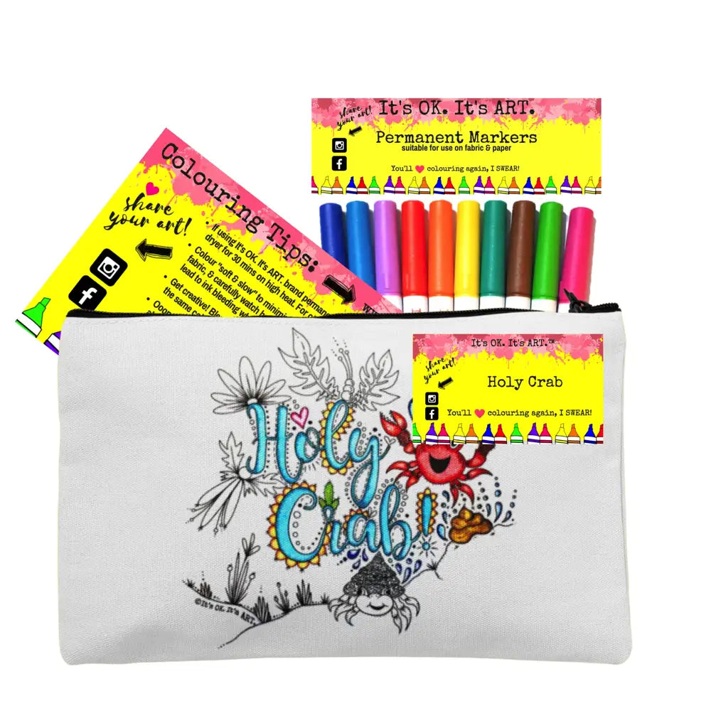 It's OK.It's ART. Colouring Kit - Holy Crab