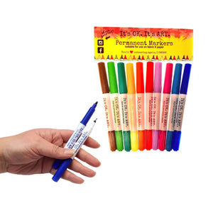 It's OK. It's ART. Permanent Dual-Tip Markers