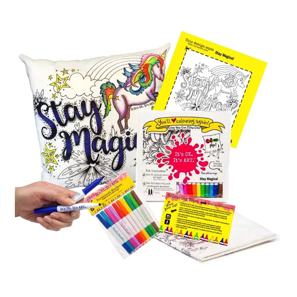 It's OK. It's ART. Colouring Kit - Stay Magical Unicorn