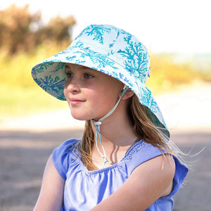 Jan and Jul Aqua Dry Adventure Hat - Blue Coral