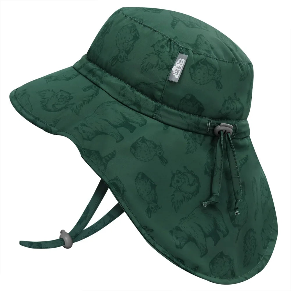Jan + Jul Aqua Dry Adventure Sun Hat - Forest Friends
