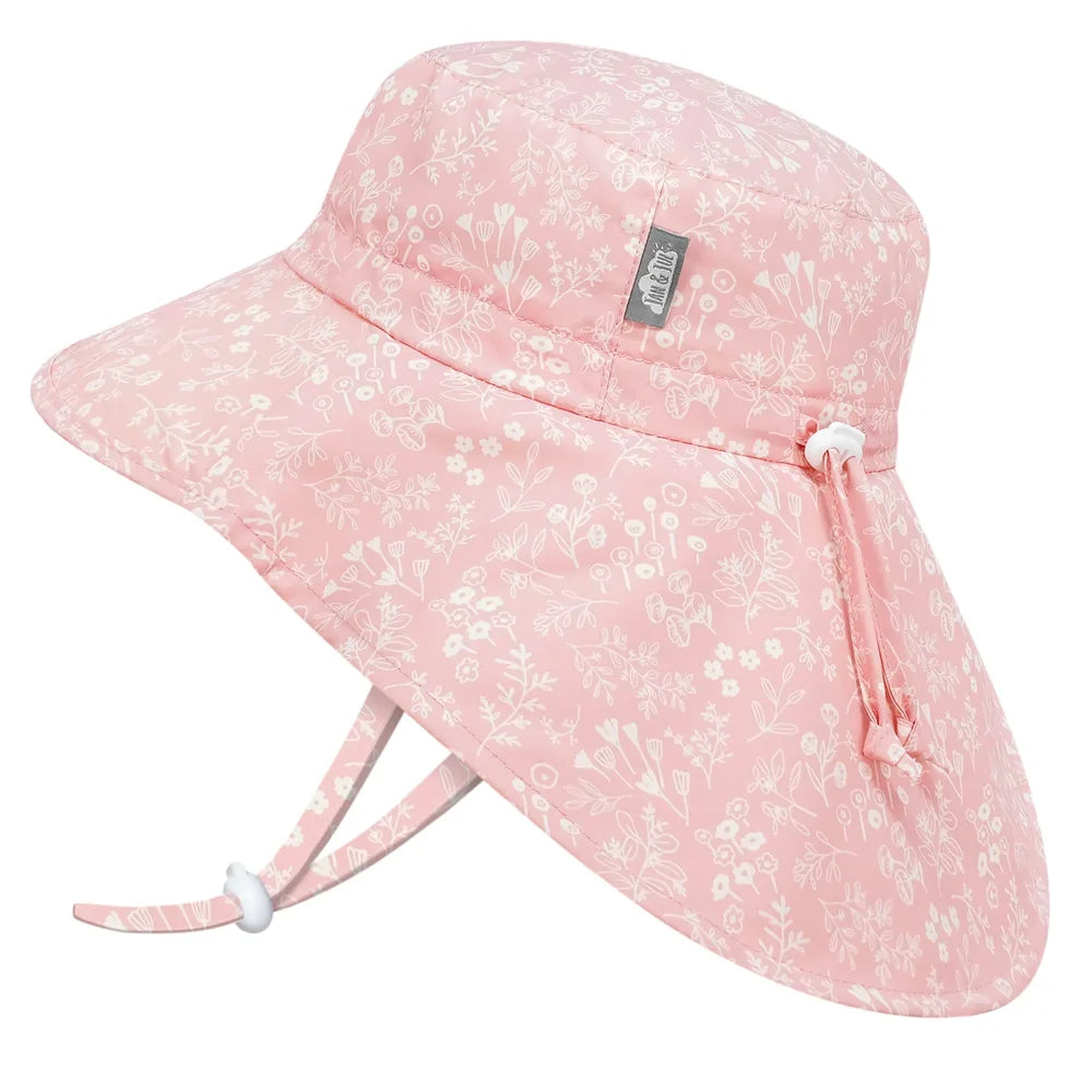 Jan + Jul Aqua Dry Adventure Sun Hat - Pink Prairie