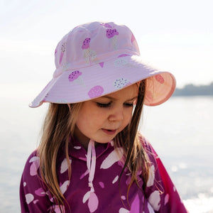 Jan and Jul Aqua Dry Bucket Hat - Pink Ice Cream