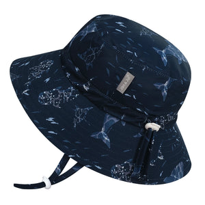 Jan and Jul Aqua Dry Bucket Hat - Whale
