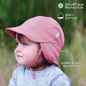 Jan + Jul Sun Soft Cotton Baby Cap - Oat