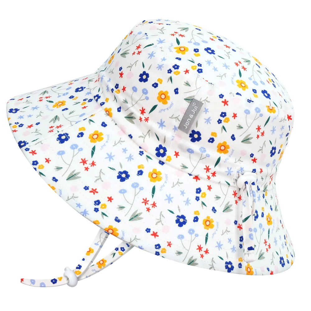 Jan and Jul Cotton Bucket Hat - Meadow Flowers