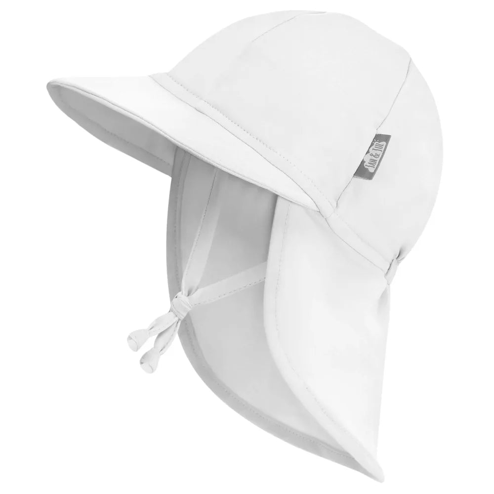 Jan + Jul Sun Soft UV Baby Cap - White