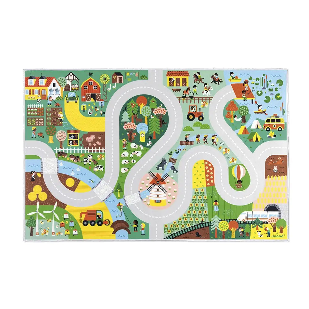 Janod Cross Roads - Countryside Play Mat