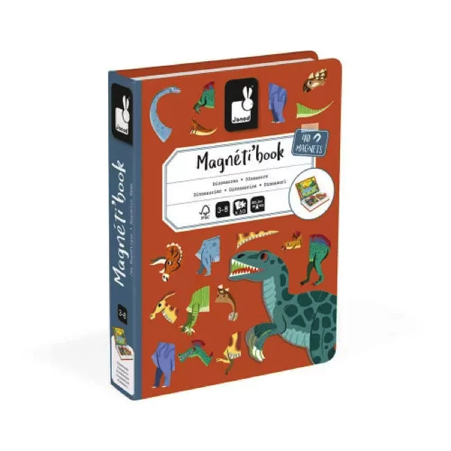 Janod Magnetibook - Dinosaurs