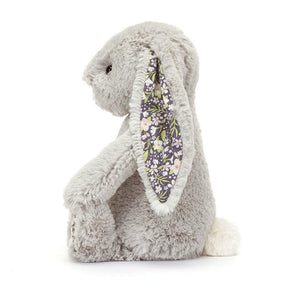 Jellycat Blossom Silver(Grey) Bunny Bloom - Medium