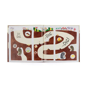 Jellycat Muswell Mole and the Buried Treasure Book