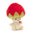 Plush toy character from Jellycat resembling a mushroom with a large red mushroom cap hat and smiling face.