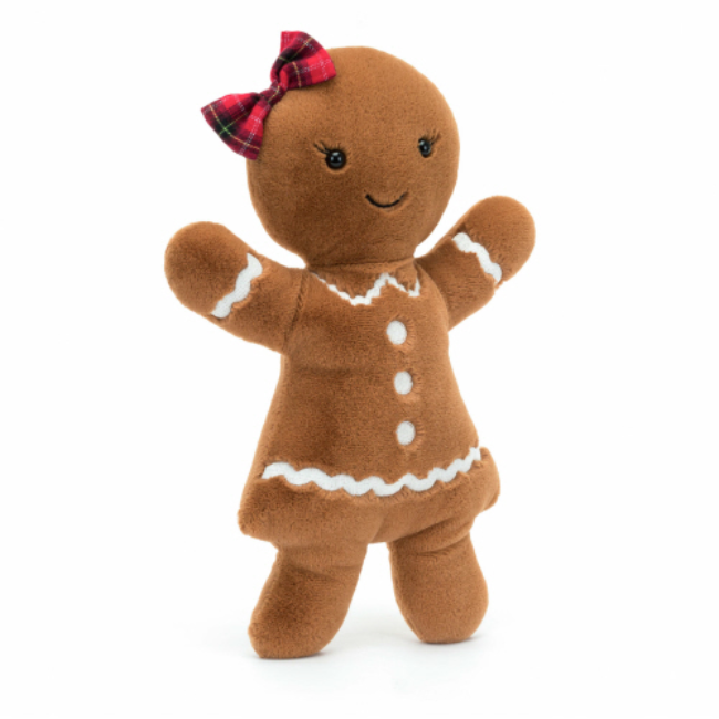 Jellycat Jolly Gingerbread Ruby - Large Plaid