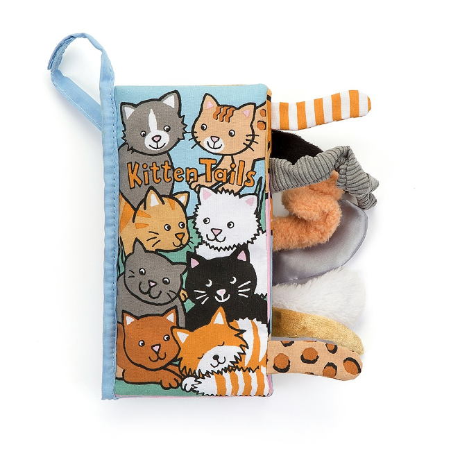 jellycat kitten tails cloth book