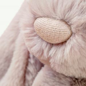 jellycat luxe bashful rosa bunny - medium