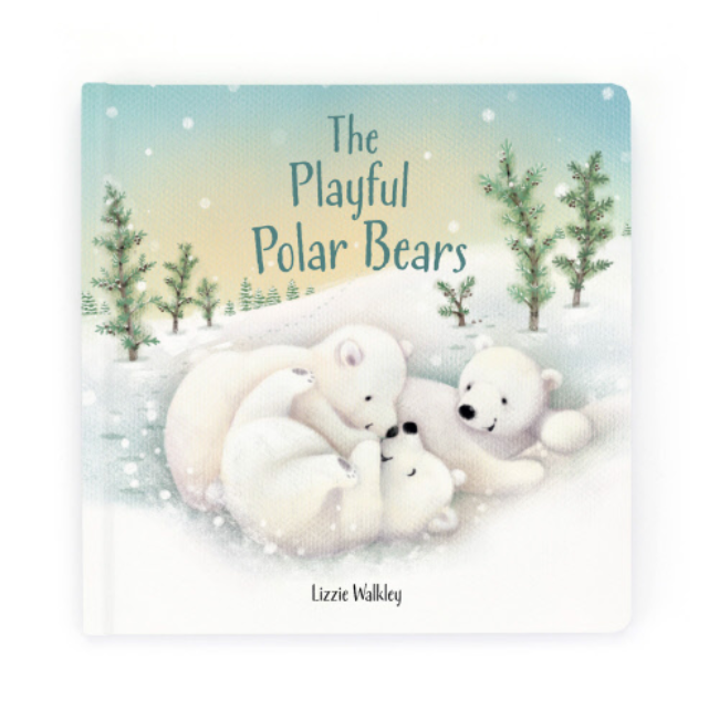 Jellycat Playful Polar Bears Hardback Book