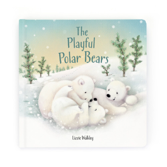 jellycat playful polar bears hardback book