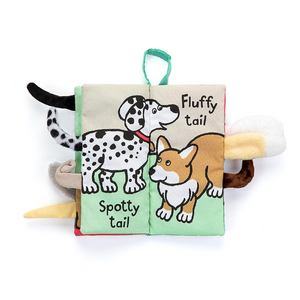 jellycat Cloth Book - Puppy Tails