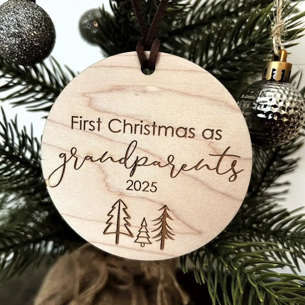 Jordan Station Creations Christmas Ornament - Grandparents(maple)