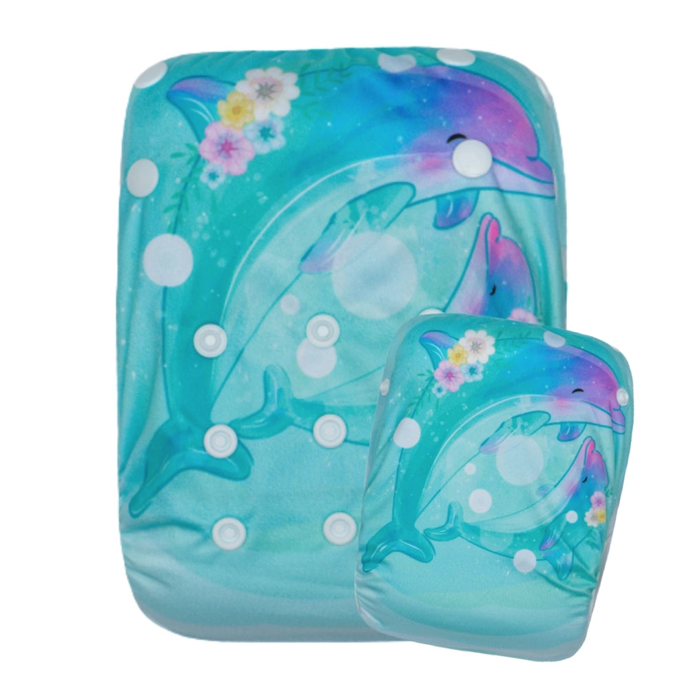 KaWaii Baby Swim Cloth Diaper - Dolphin
